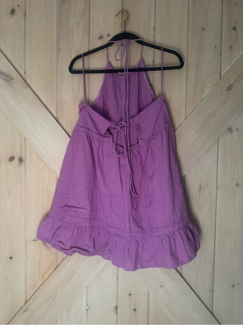 Free People Lavender Purple Backless Button-Front Sundress - Picture 2 of 4